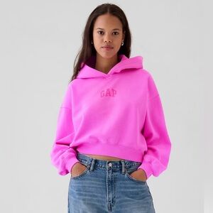 GAP Women's Vibrant Pink Hoodie